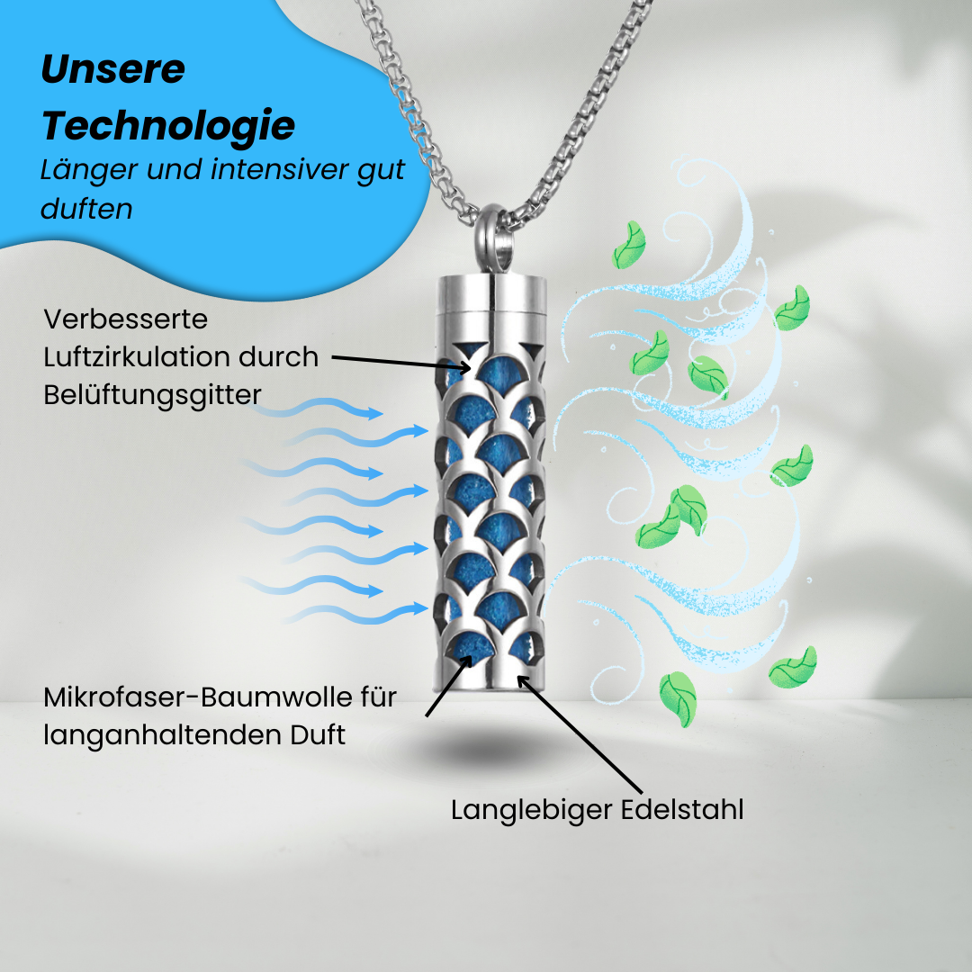 DUFTINIS Duft-Anhänger mit Kette